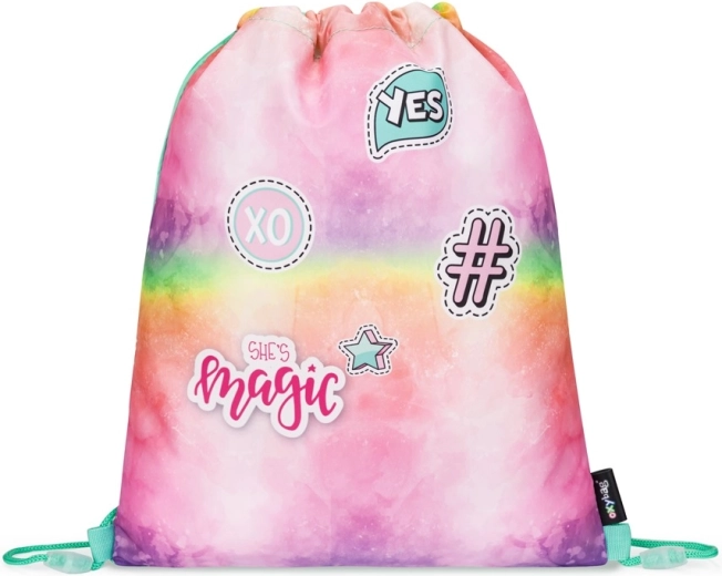 Complete set: gymtas en etui met één compartiment