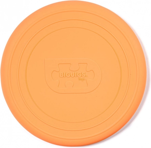 Frisbee en silicone abricot BIGJIGS TOYS