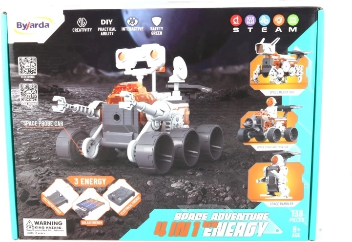 4-in-1 ruimtelijke educatieve set op zoutwater-, zonne- en elektrische energie