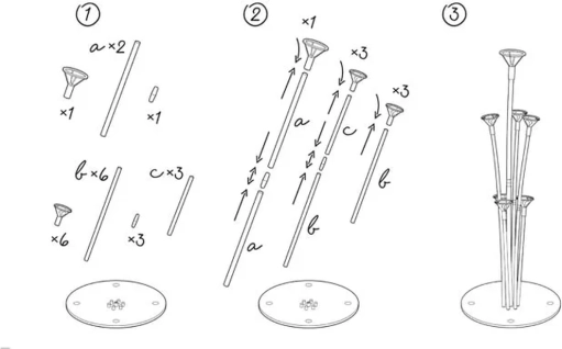 Easy step-by-step assembly