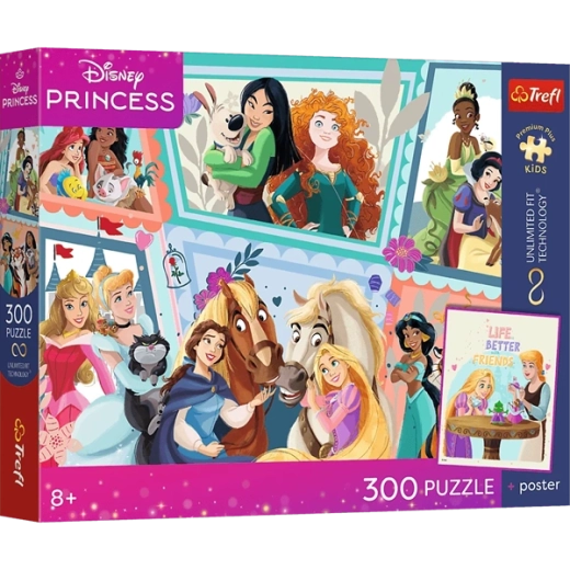 300 pièces avec motif des princesses Disney