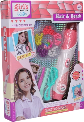 Bead-inrijger voor haar met accessoires