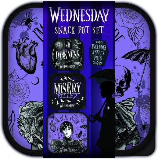 Set van plastic bakjes Wednesday – 3 stuks