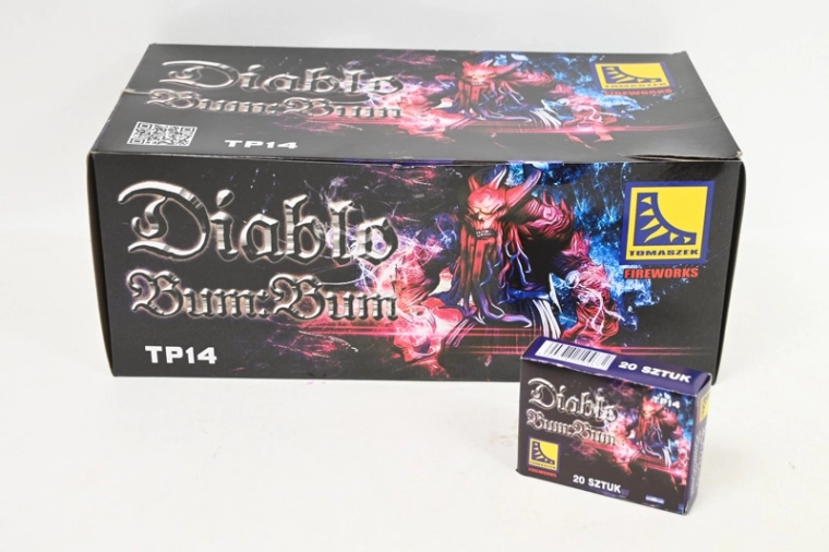 Diablotins claquants Mega – capsules claquantes à impact 50 pcs en boîte