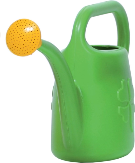 Kunststoff-Gießkanne 4,5 l – erbsengrün, abnehmbarer Brausekopf