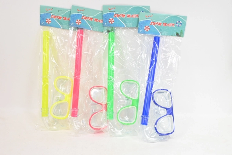 Protective face mask with breathing tube