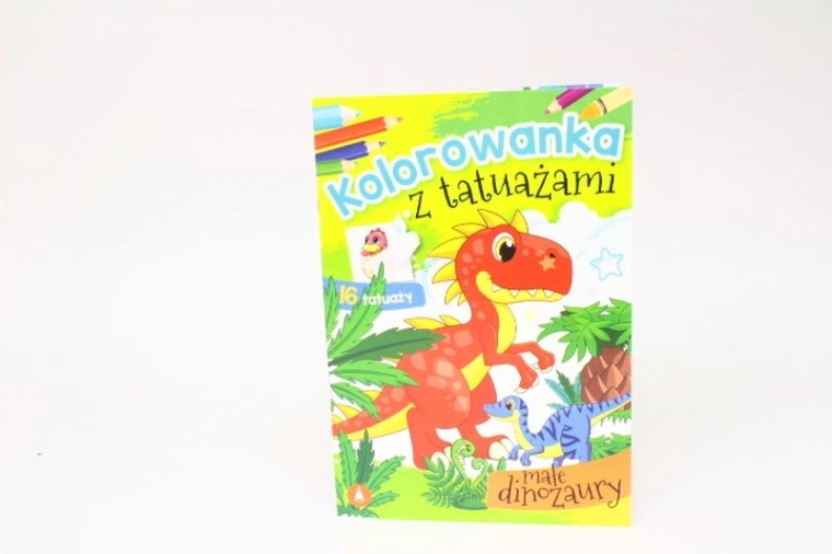 DINOtattoo coloring pages and washable tattoos – little dinosaurs