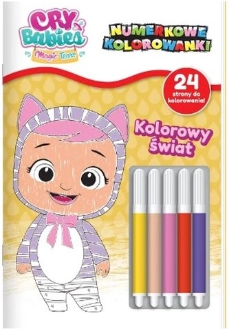 Cry Babies – kleur-op-nummer kleurboek (kleurrijke wereld)