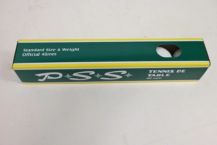 Balles de ping-pong blanches – lot de 6