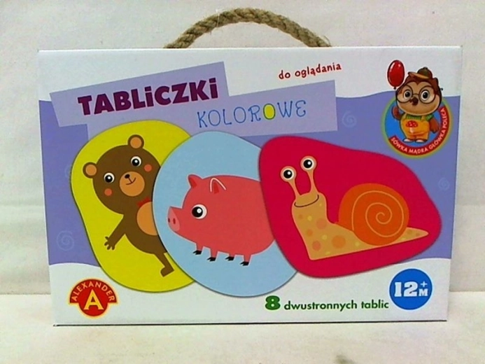 Sówka Mądra Główka kleurrijke afbeeldingskaartjes – dieren
