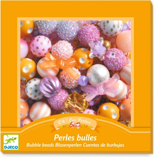 Création de bijoux Perles dorées par Djeco
