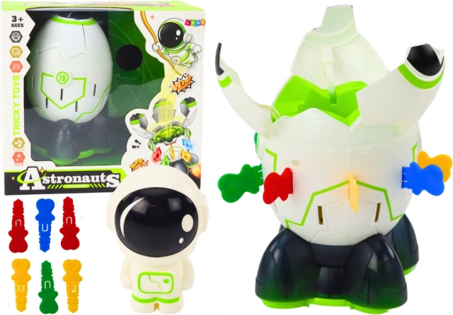 Behendigheidsspel Springende astronaut met raket