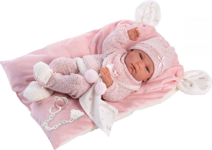 Realistische Babypuppe mit Ganzvinylkörper 40 cm