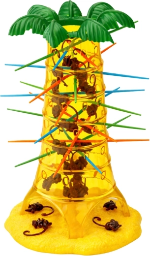 Colorful palm with a transparent trunk