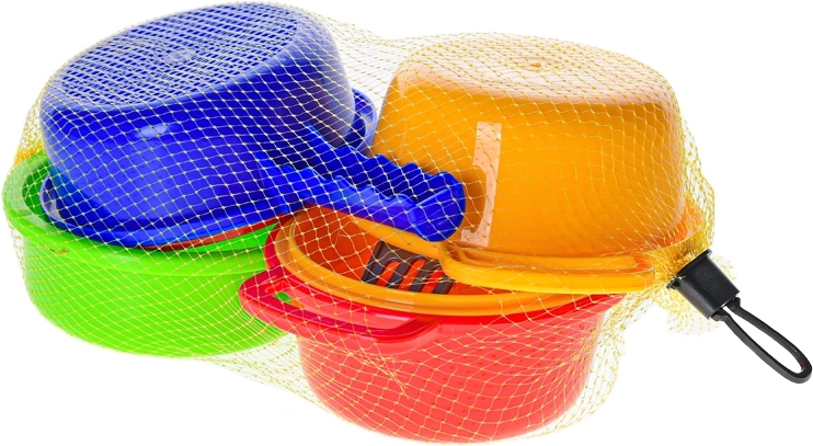 Praktische netverpakking voor onderweg en opruimen