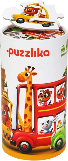 Puzzlika Auto’s – kinderpuzzel 5-in-1, 20 stukjes