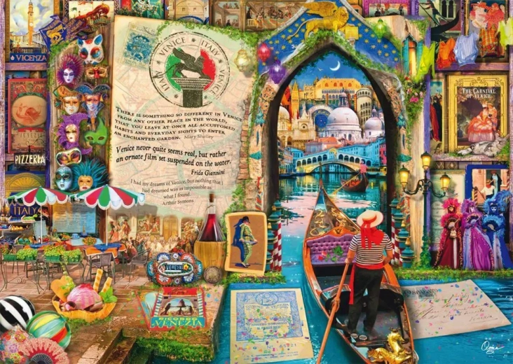 Puzzle Souvenirs de Venise 1000 pièces SCHMIDT