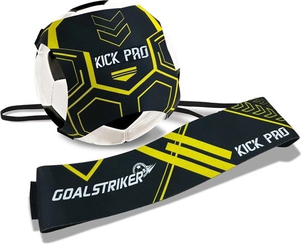The ball returns thanks to the elastic tether