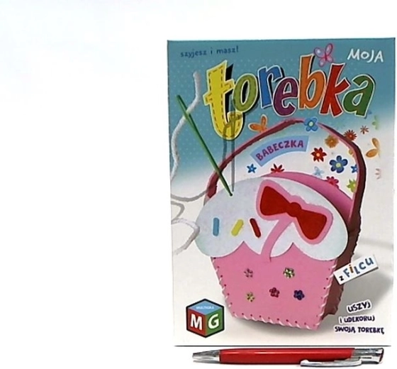 Moja Torebka felt handbag kit Babeczka