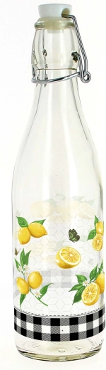 Bouteille à fermeture mécanique 540 ml citron