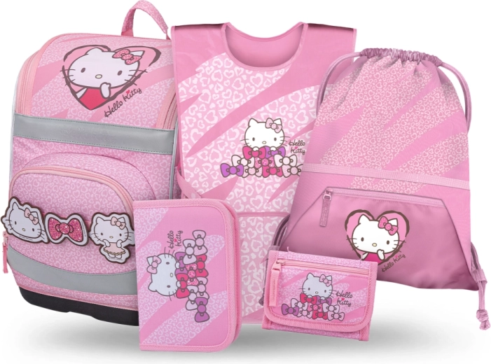 Baagl school set 5 Zippy Plus Hello Kitty sweet leopard