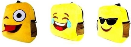 Weicher Kinder-Rucksack mit Smiley