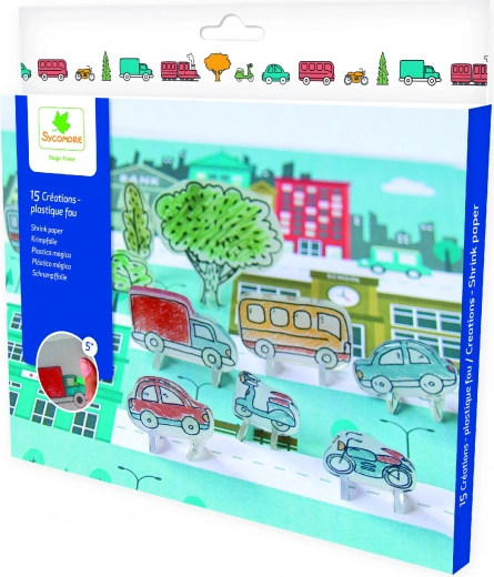 Pockets krimpfolie – creatieve set vervoersmiddelen