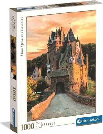 Puzzle CLE 1000 pièces « Golden hour au château d’Eltz »