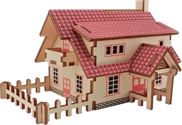 WOODCRAFT wooden 3D puzzle — Ranch