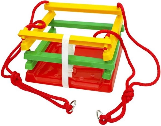 Plastic children's swing Bączek with safety belt