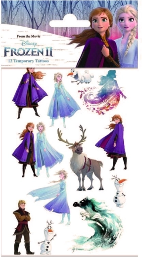 Tatouages temporaires Frozen II pour enfants