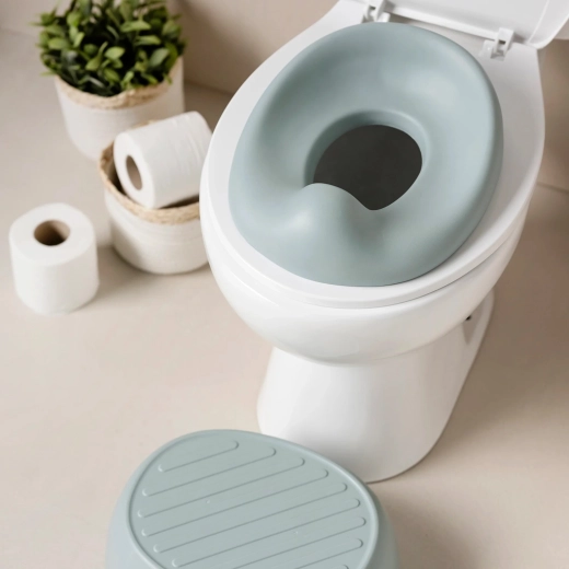 Grows with your child: potty, reducer, and step stool