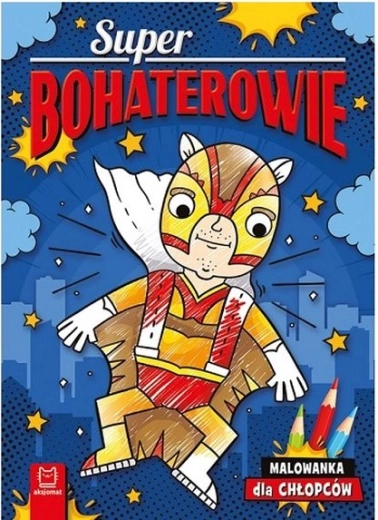 Superheroes – coloring book for boys