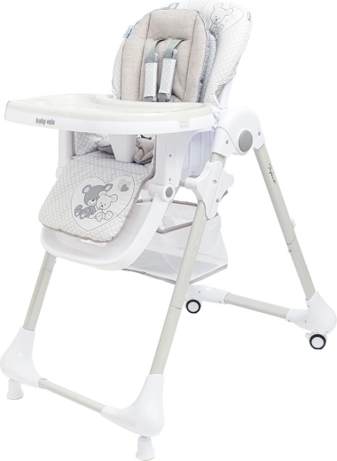 BABY MIX Infant High Chair, grey