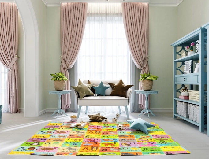 Dubbelzijdig design: alfabet en het leven op het platteland