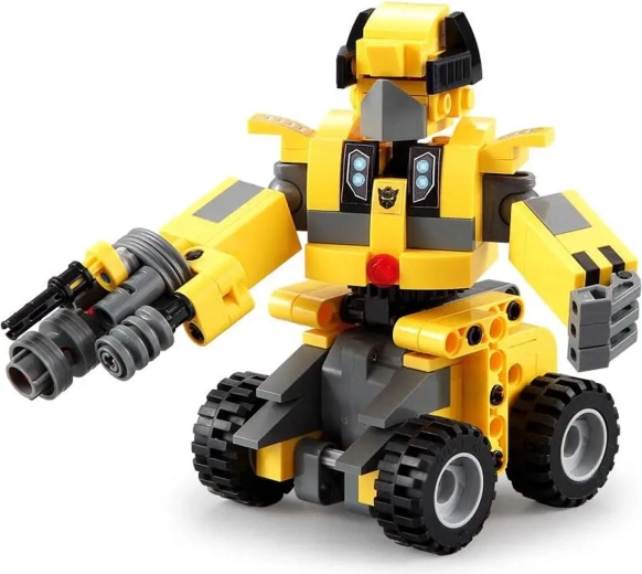 Articulated joints and rubber wheels