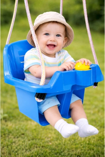 Lustige Hupe für noch mehr Schaukelspaß