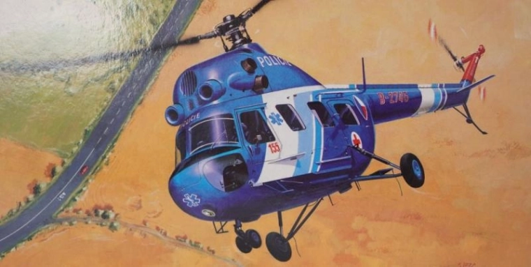 Kliklak Helikopter Mil Mi 2 - Politie