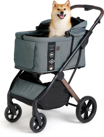 Smooth ride thanks to full suspension