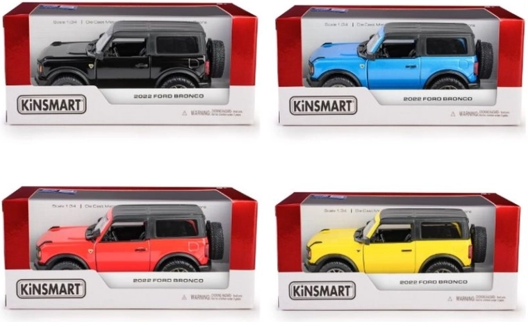 Modèle métallique Ford Bronco hardtop 2022 1:34