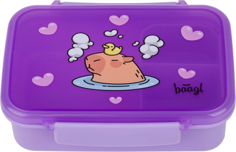 Microwave- and dishwasher-safe, with a securely closing lid
