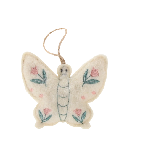 Soft felt and detailed embroidery