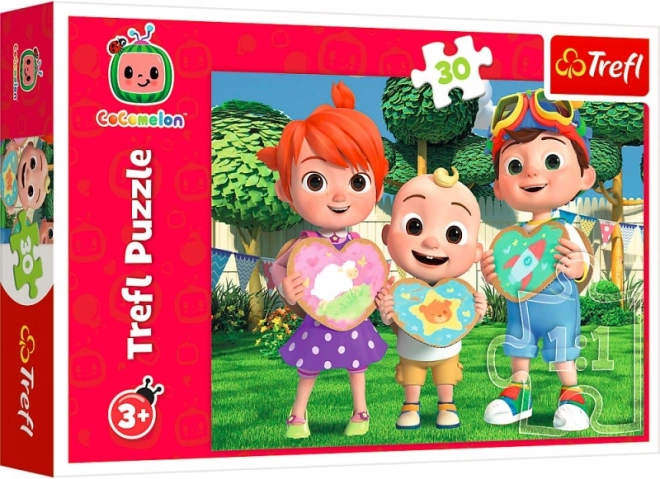 puzzle 30 pièces – Cocomelon : jouons ensemble (Trefl)