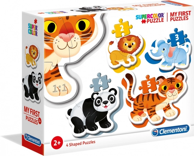 Mijn eerste puzzel Safari 4-in-1 (2–5 stukjes) CLEMENTONI