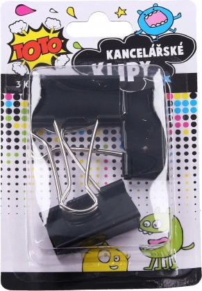 Office clips 41 mm, set of 3 pcs