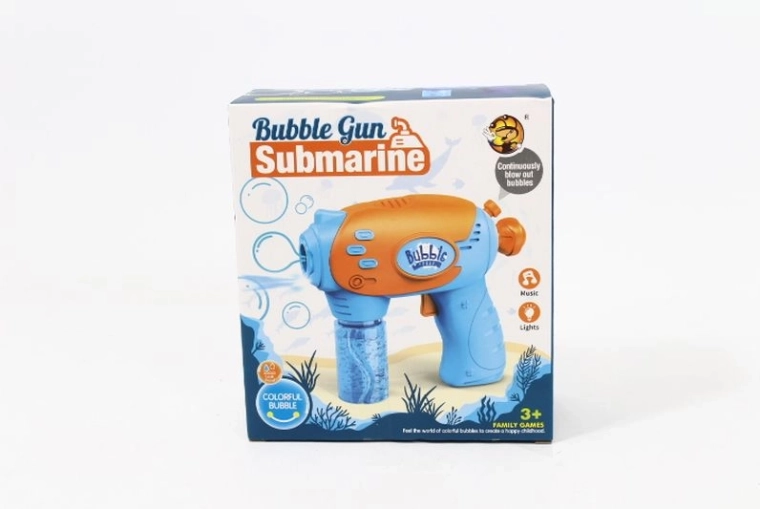 Bubble Gun in Cardboard Box