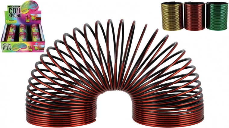 Plastic spiraal met metaaleffect