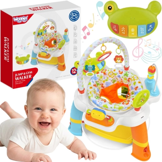 Woopie Baby Interactive Activity Center with 360° Swivel Seat 12m+
