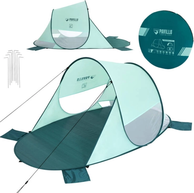tente de plage PAVILLO Beach Quick avec protection UV