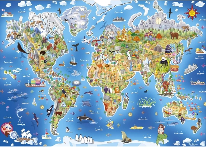 Puzzle éducatif Notre monde 250 pièces